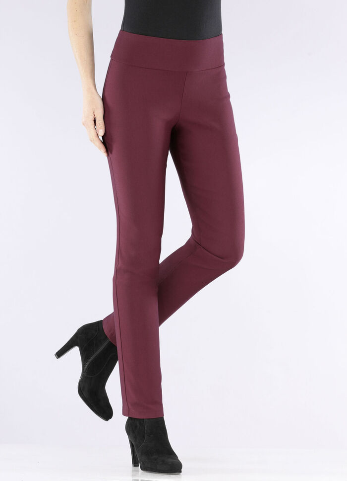 Broek met aangenaam warme voering BORDEAUX