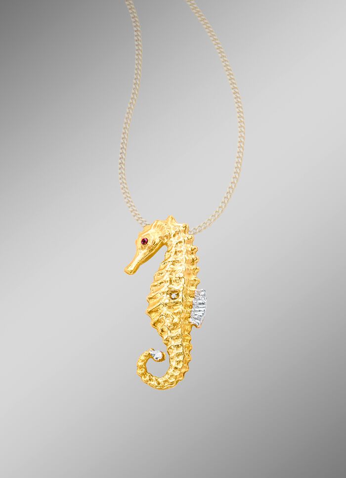 Zeepaardje-kettinghanger 