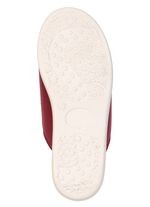 Comfortabele damespantoffels, breedte H, met klittenbandsluiting BORDEAUX