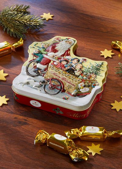 Blik "Bakfiets kerstnostalgie 