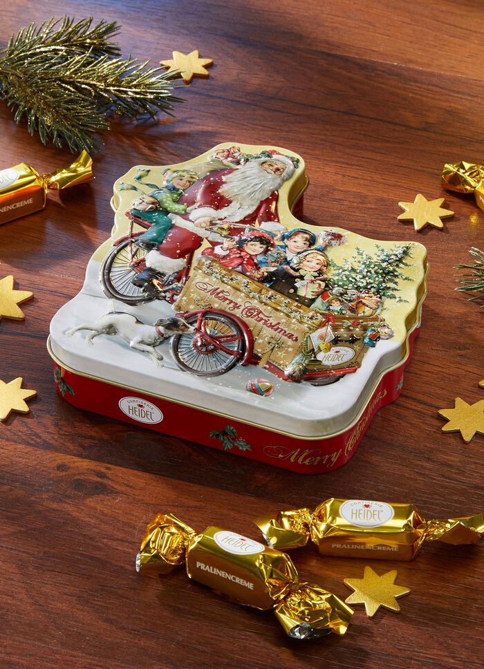 Blik "Bakfiets kerstnostalgie 