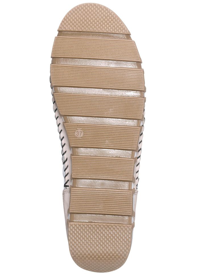 Gemini mocassin veterlaarsje met gekreukelde structuur 