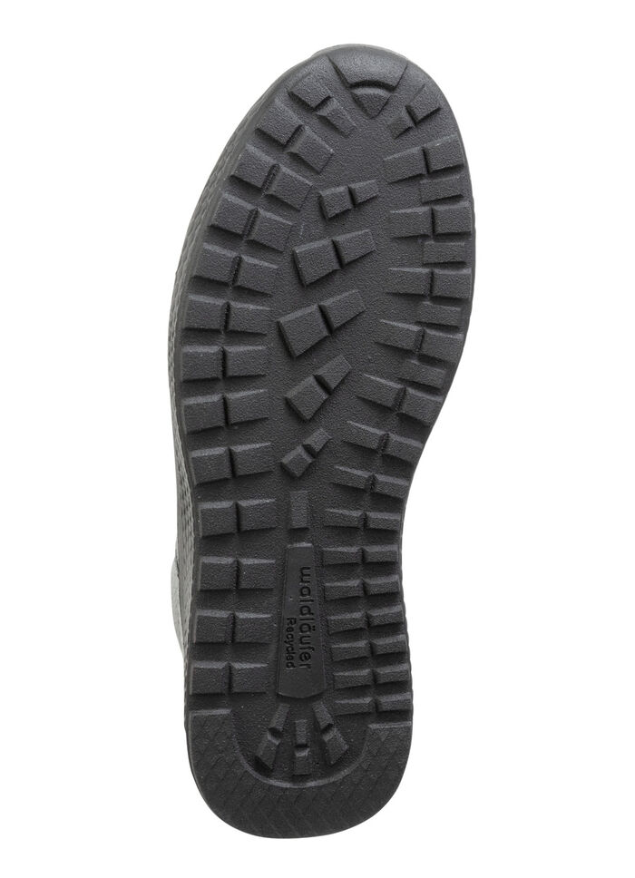 Waldläufer, comfortabele dames enkellaarsjes, winterschoenen, breedte H, gemaakt van hertenleer OUD ZILVER