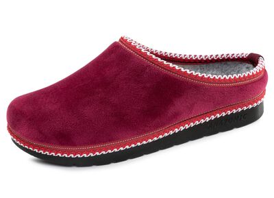 Laurina, klassieke damespantoffels, breedte G, met patroonrand 