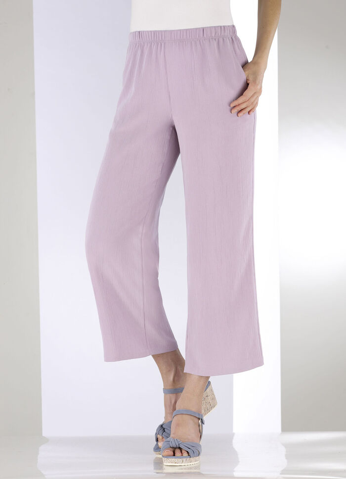 7/8 broek in een comfortabele wijdte ROSÉ