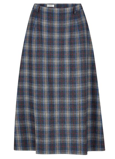 Rok met apart ruitdessin 