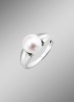 Stijlvolle damesring met zoetwaterkweekparel 