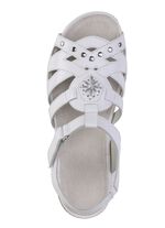 ELENA EDEN sandaal met decoratieve klinknagels en leren inzetstukken 