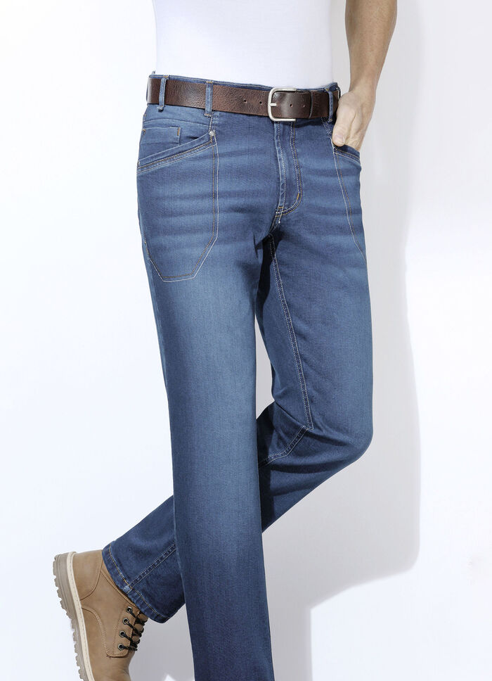 Jeans "Francesco Botti" in 3 kleuren JEANSBLAUW