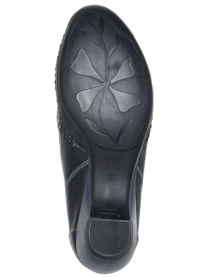 ELENA EDEN, stijlvolle damespumps, wijdte G, met uitneembaar voetbed ZWART