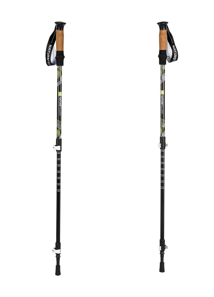 Wandelstokken, set van 2, incl. wandelstokken 5 essays 