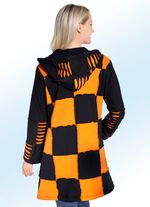 Lange jas met fleece binnenkant 