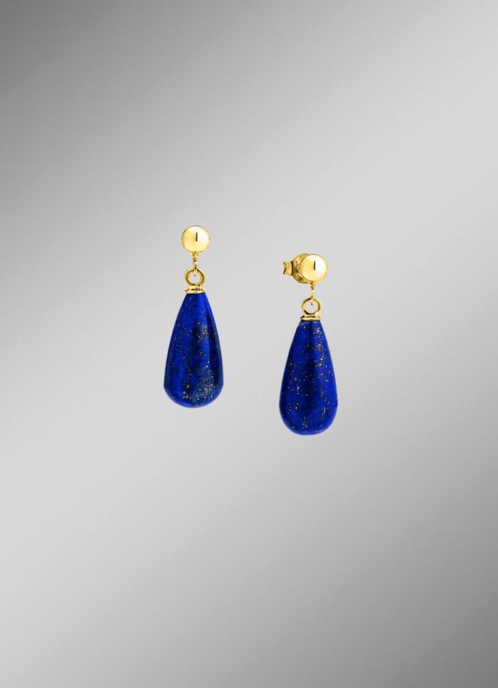 Chique oorbellen met lapis lazuli 