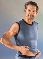 Set van drie strakke overhemden met contrasterende bies 