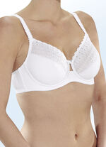 Sassa two-pack beugelbeha 1X OLIJFGROEN, 1X WIT