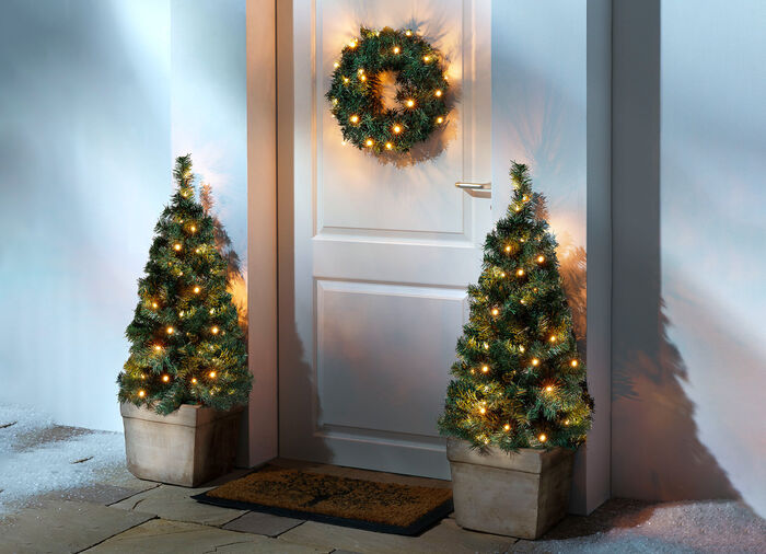 Het perfecte decoratie-idee: LED-decoratieset, 3-delig 