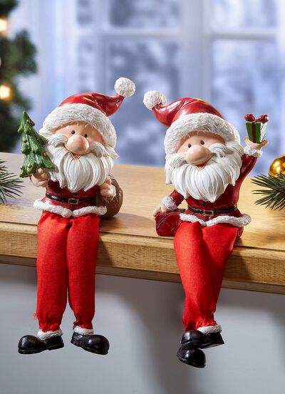 Beeldje voor op de rand van de kast, set van 2 