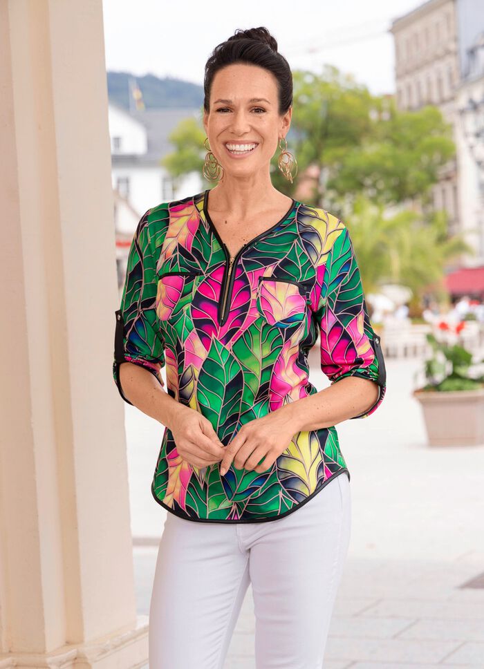 Overhemdtuniek met borstzakken 