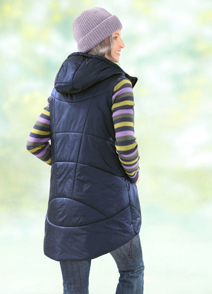 Vest met decoratieve ritsen 