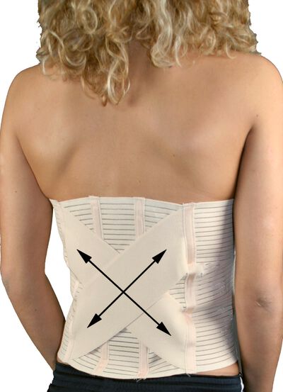 Orthopedische buik- en rugsteunriem 