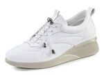 Gemini sneakers met decoratieve stiksels WIT