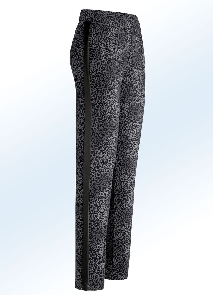 Broek in trendy luipaardprint 