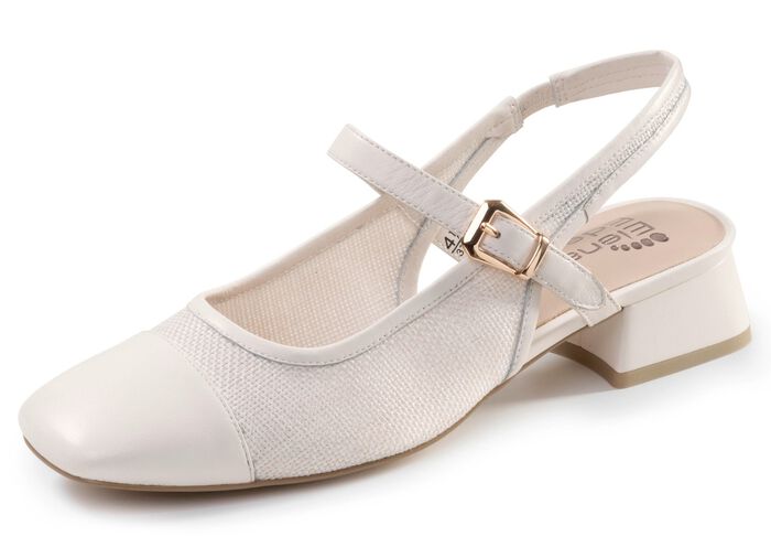 ELENA EDEN, chique dames slingpumps, breedte G, met klittenbandsluiting 