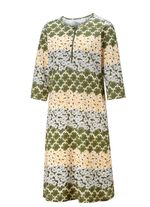 Nachthemd met randprint en hoofdband 