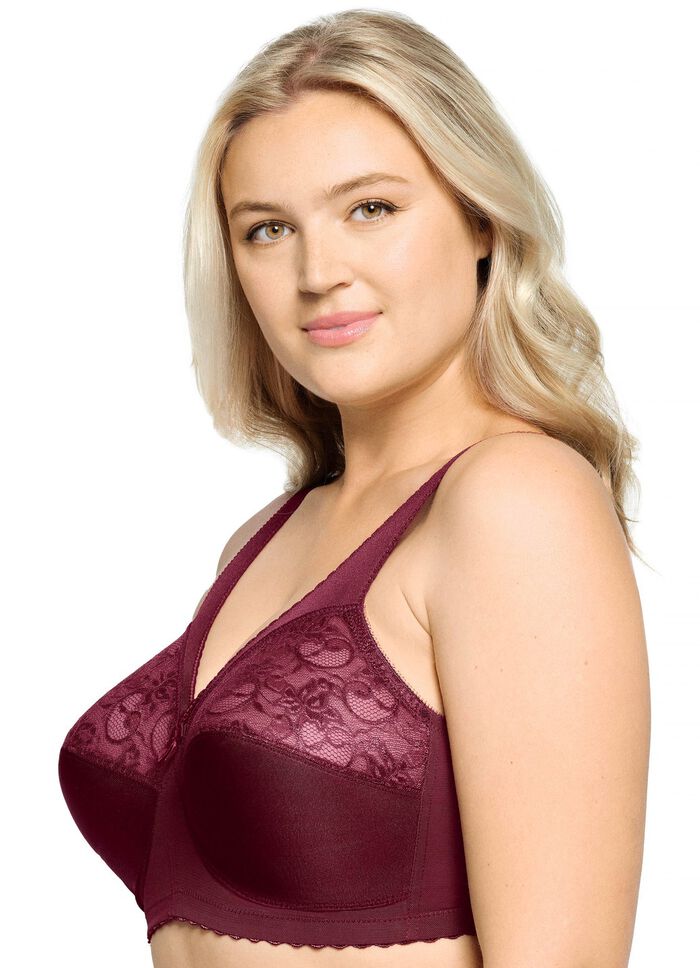 Glamorise ondersteunende bh met kant 
