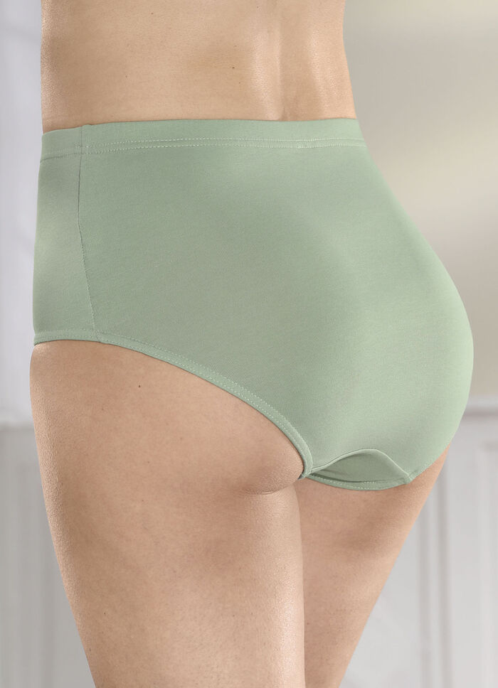 Set van vier slips met elastische band 