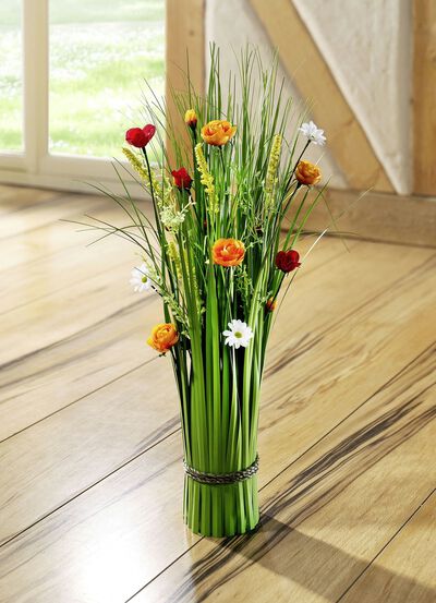 Deco-gras, van hoogwaardig kunst- en textielmateriaal 