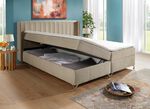 boxspringbed met bedkast en topper 
