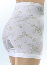 Pak van vijf slipjes met bloemmotief 