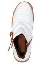 Gemini, modieuze dameslaarzen, breedte G, winterschoenen, met uitneembaar voetbed WIT