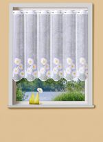 Korte jaloezie&euml;n met stangdoorvoer en gebogen uiteinde 