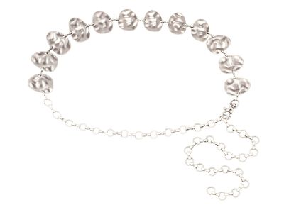 Trendy dameskettingriem met drukknoop 