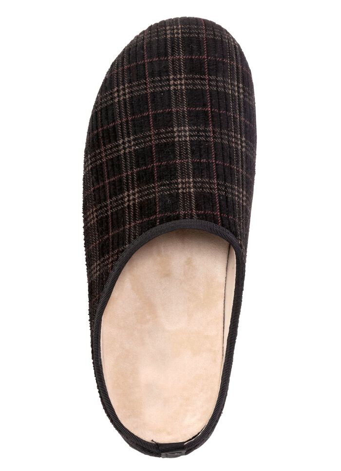 Textielpantoffels met uitneembaar voetbed 