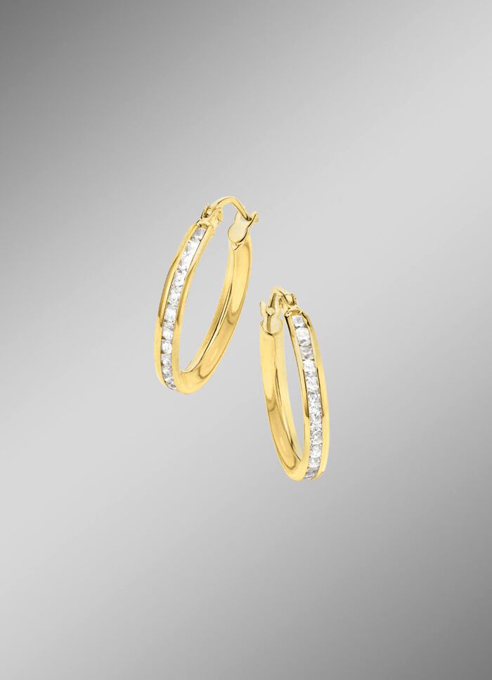 Oorringen zilver 925/- 