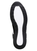 ELENA EDEN sneakers van nappa en suède ZWART-WIT