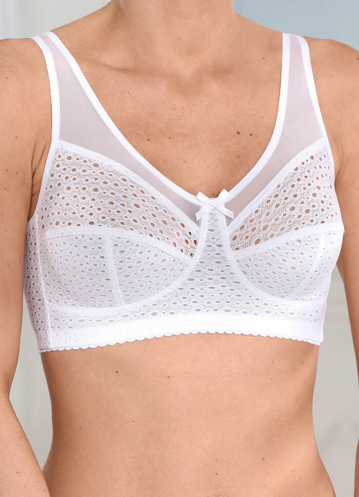 BH met decoratieve elastische kant 