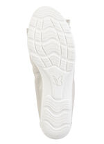 Caprice ballerina met decoratieve strik PARELWIT