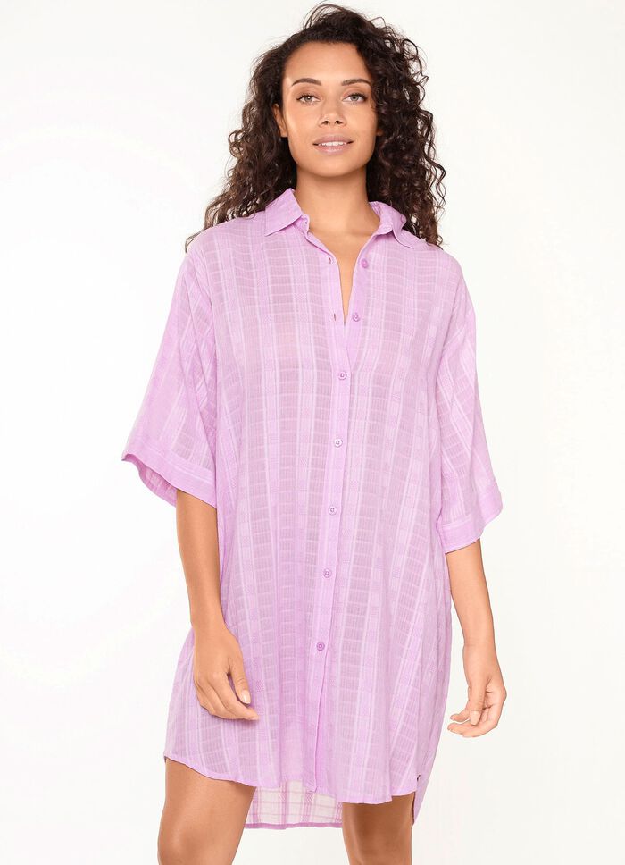 LingaDore lange blouse met jacquard dessin 