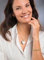 Hanger hart-medaillon 