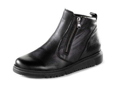 Waldläufer, comfortabele dames enkellaarsjes, winterschoenen, breedte H, met uitneembaar voetbed 