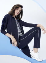 Sweatvest met bloemenprint 