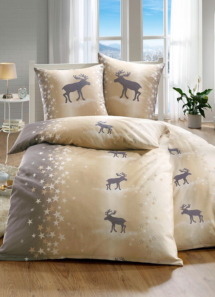 Winterse kerstbeddengoedset 