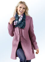 Lange jas met knoopsluiting 