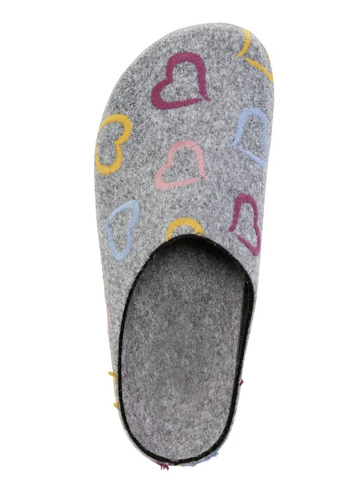 Laurina, klassieke damespantoffels, breedte H, met anatomisch gevormd voetbed 