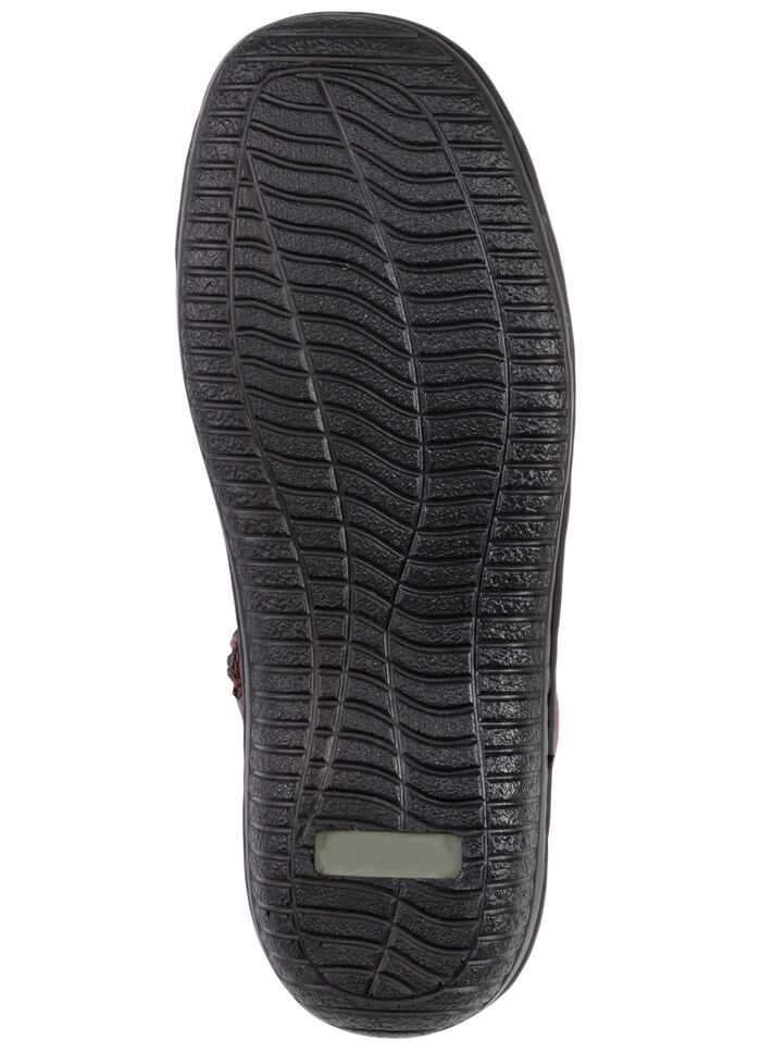 ELENA EDEN laarsje met gekreukelde structuur BORDEAUXROOD