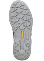 GINO GALANTE, comfortabele heren veterschoenen, breedte K, met uitneembaar voetbed MARINE-COGNAC